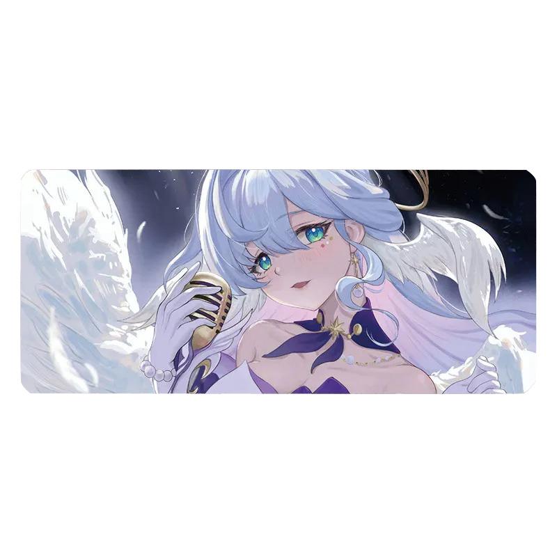 Acheron Robin Mouse Pad Honkai Star Rail Large Mousepad Computer Keyboard XXL Padding Anime Pc Gaming Accessories Desk Mat