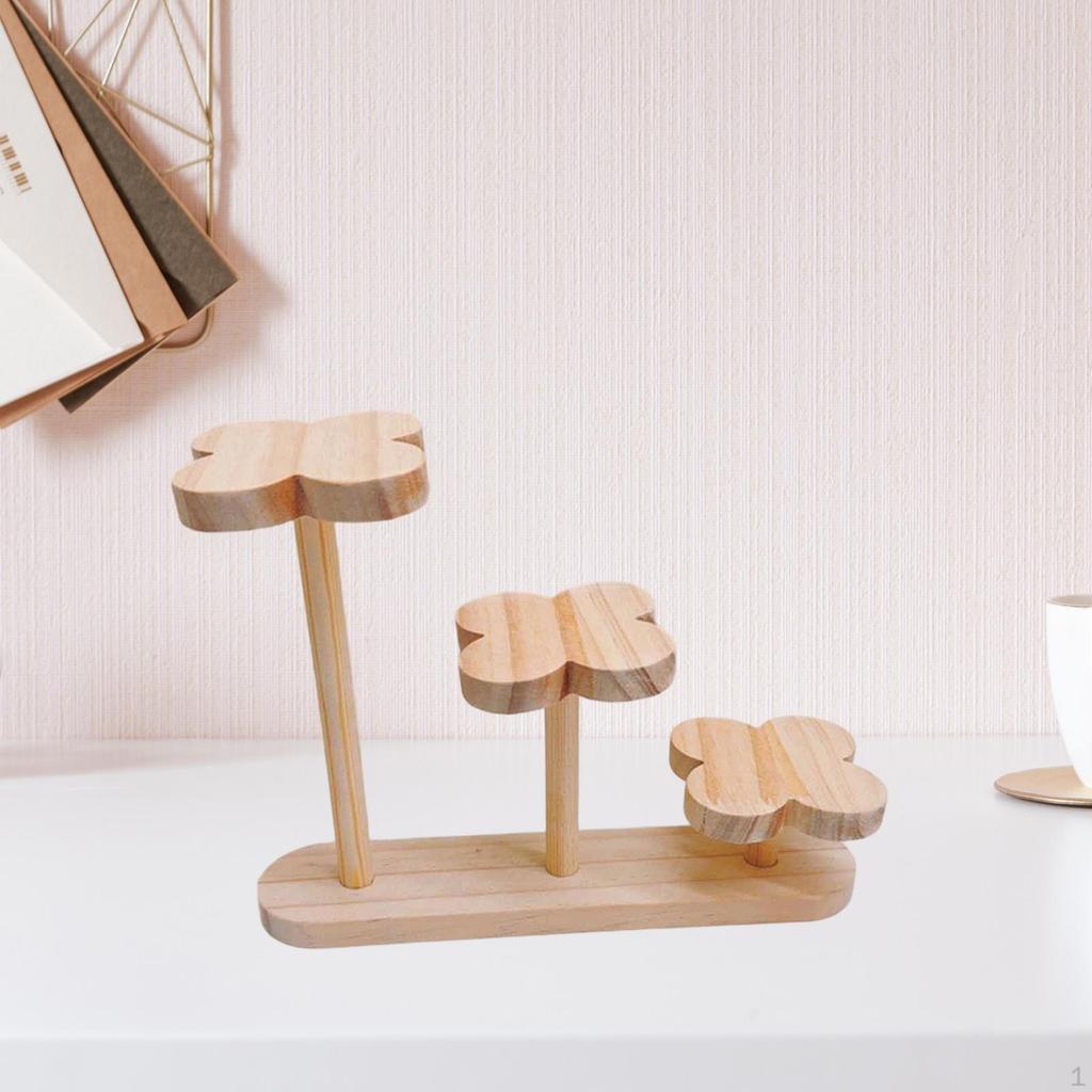 Holz-Pflanzenständer, Dekoständer für Pflanzen, Kerzen und Parfümzubehör