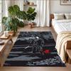 Crystal Velvet Rug Soft Non Slip Indoor Floor Mat Home DecorHalloween Michael Myers