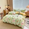 Nordic Thickened 100 Percent Cotton Brushed Duvet Cover Soft Skin Friendly Comfortable Single Double Quilt Cover