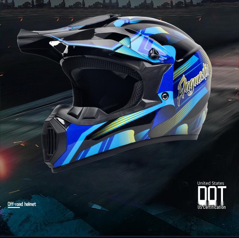 DOT Certified Full Face Off-road Motorcycle and Mountain Bike Helmet