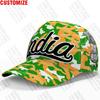 India Baseball Cap Custom Made Name Team Logo In Fishing Hat Ind Country Travel Hindi Nation Indian Flag Print Po Headgear