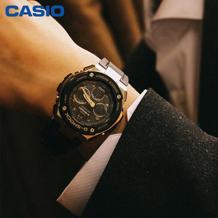 CASIO Men G-STEEL Series Black Watch GST-S300G-1A9 GST-S300G-1A9