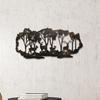 Hanging Metal Wall Art Decor Deer In The Forest for Living Room Cabin
