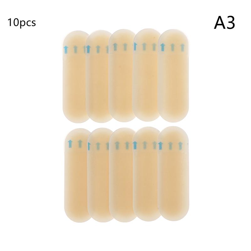 10/12pcs Adhesive Hydrocolloid Gel Blister Plaster Heel Anti-wearing Heel Sticker Pedicure Patch Plaster Foot Care Tools