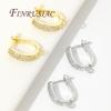 18K Real Gold Plated Crystal Zirconia Earring Hooks Clasps,Shvenzy Earwires,Fasteners For Earrings,DIY Earring Accessories