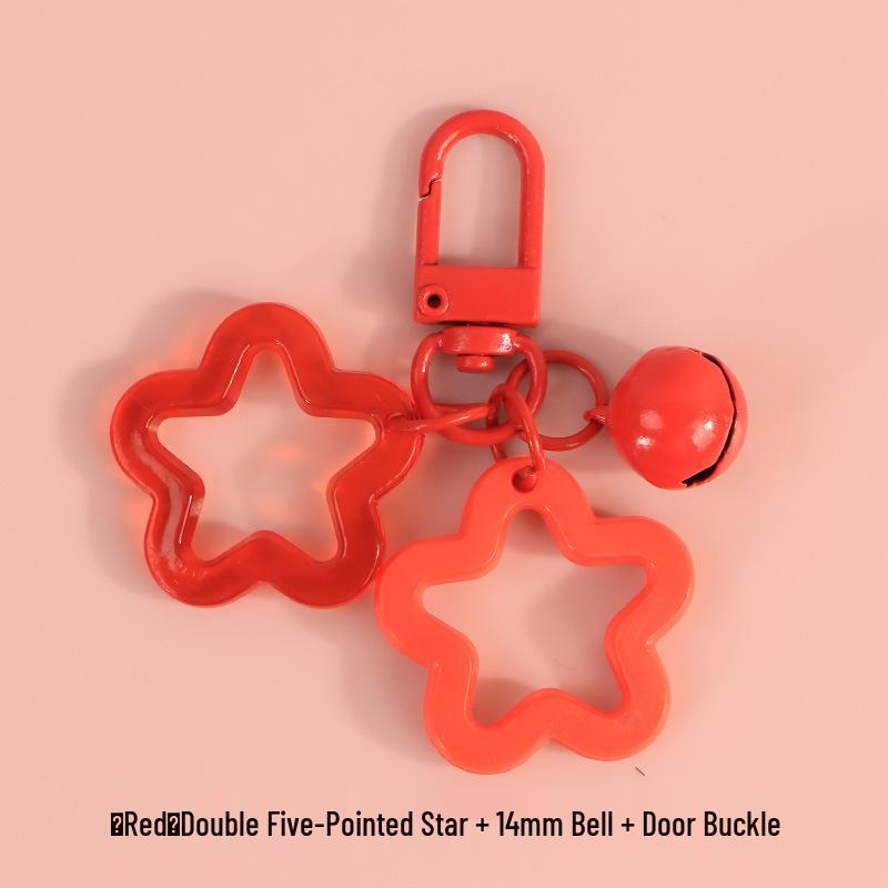 Hollow Star Acrylic AirPods Case Keychain & Bag Charm