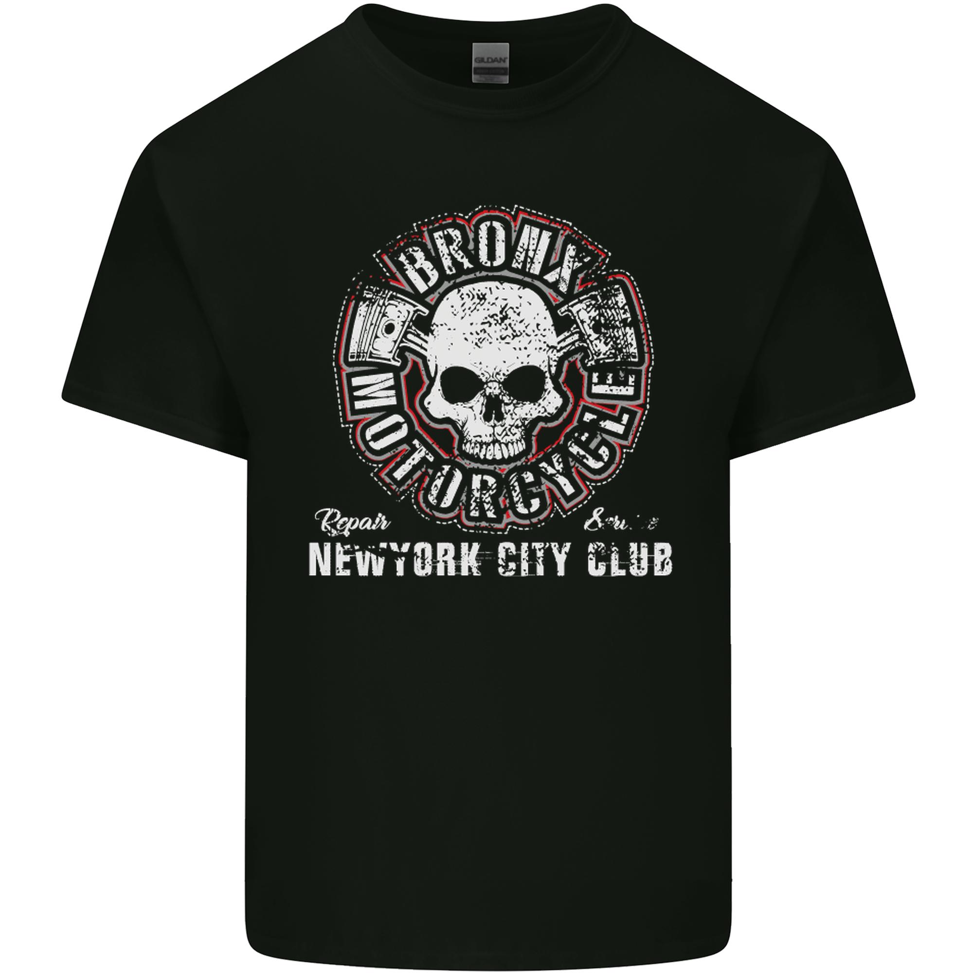 Bronx Motorcycle Motorbike Biker Unisexs Light Cotton TShirt S