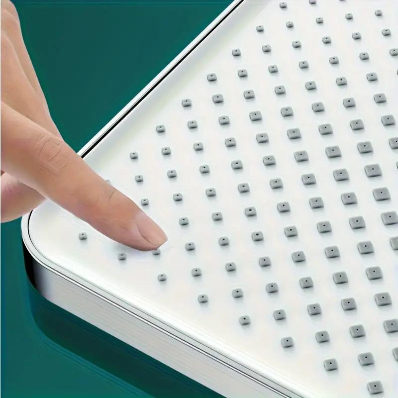 1 Piece Large Inch Large Water Outlet Pressurized Shower Head Water Heater Large Panel Top Spray Home Bathroom Accessories