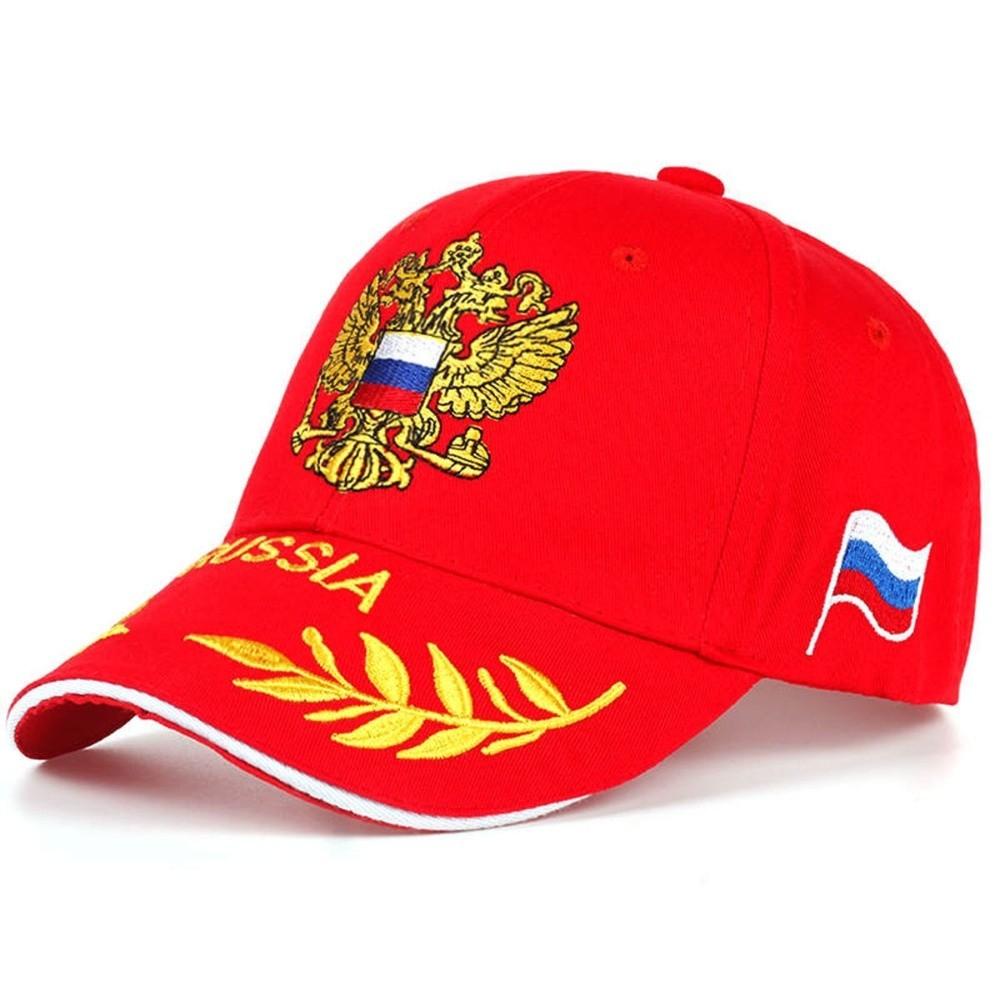 Russian Eagle Emblem Embroidered Baseball Cap Distressed Cotton Peaked Cap Hip Hop Adjustable Streetwear Sunscreen Hats