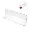 6 Stuks Transparante Badkamer Waterbarrière Badkuip Hoek Spatbeschermer Douche Spatbeschermer voor Bad Keuken Spoelbak Spatbescherming