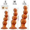 Large Soft Anal Beads Anal Plug Big Anal Butt Plug Training Expansion Dilator Prostate Massager For Gay Men Women Adult Sex Toys