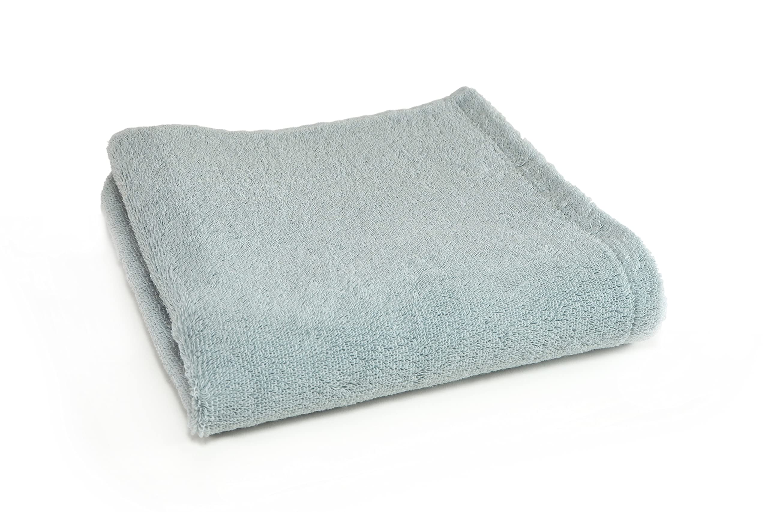 

Compact Bath Towel Macaroni Blue Gray higotoni. 50×100cm