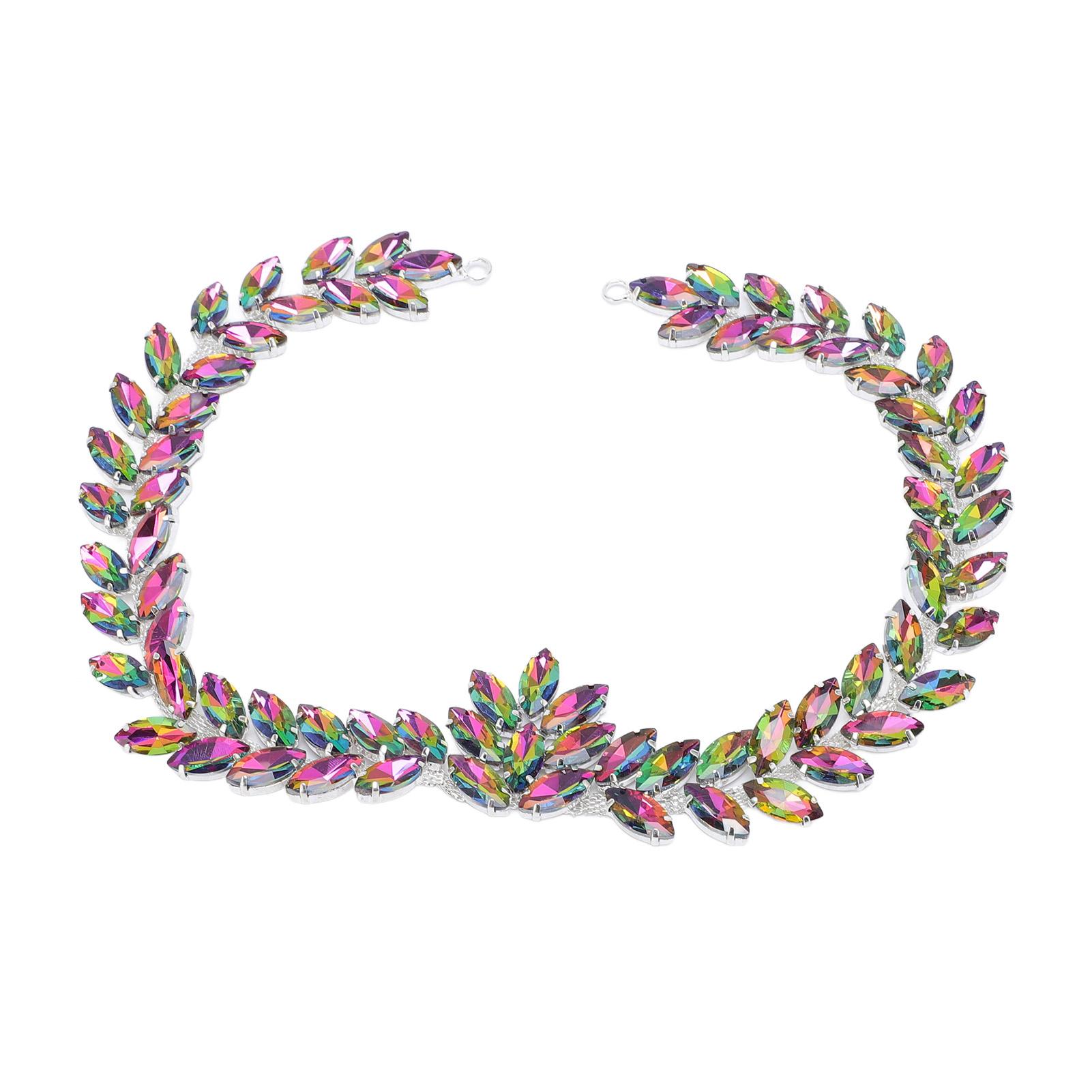 

Декоративная цепочка со стразами 3,5x44,5 см Цепочка со стразами Швейная отделка для одежды Пламя