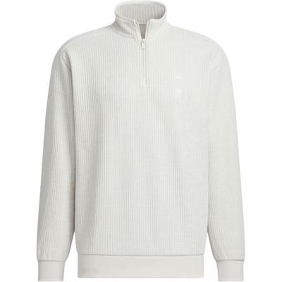 Wuji Series FW24 WJ Warm Sweat Half-Zip Sports Casual Pullover Jacket Men Jacket Talc JW6754