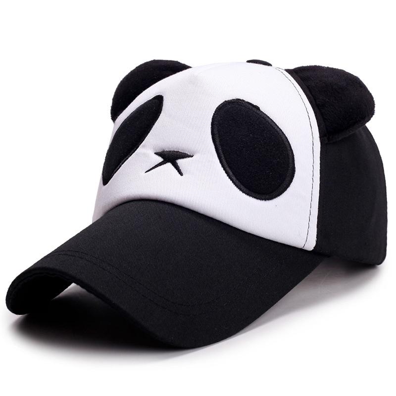 Summer Cute Panda Baseball Caps For Men Women Cotton Hip Hop Snapback Hats Sun Protection Boys Girls Outdoor Gorras Dropshipping