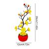 1PC Home Decoration Oriental Style Natural Bonsai Mini Single Stem Desktop Artificial Plant
