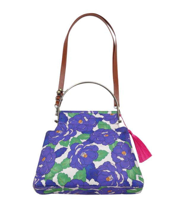 

[KAYA] 7CEP4105 Floral Retro Clasp Shoulder Bag PU SHOUBU