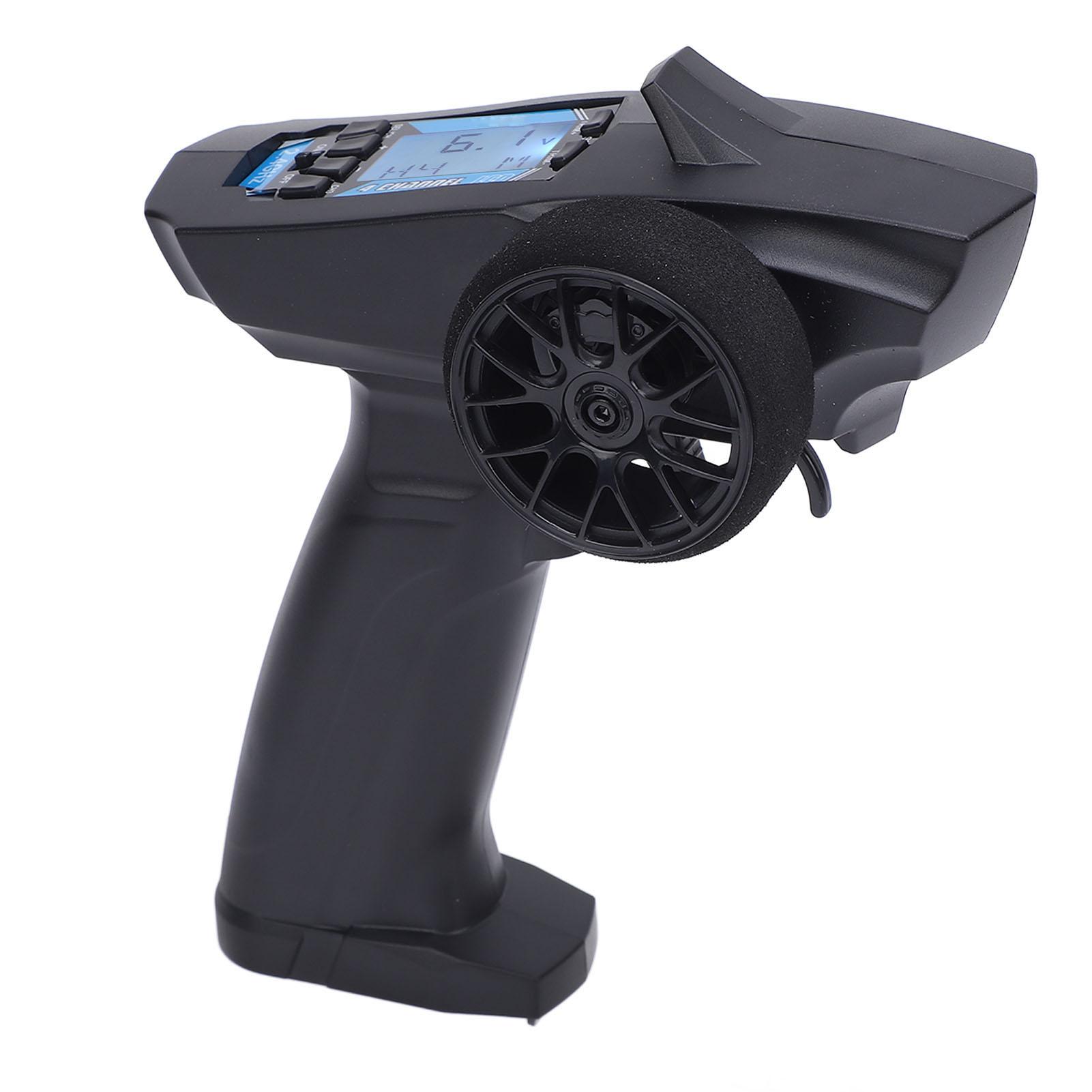 

91803G 2.4G 4CH Remote and Receiver Controller LCD Display Remote Range 120m Water Resistant Radio