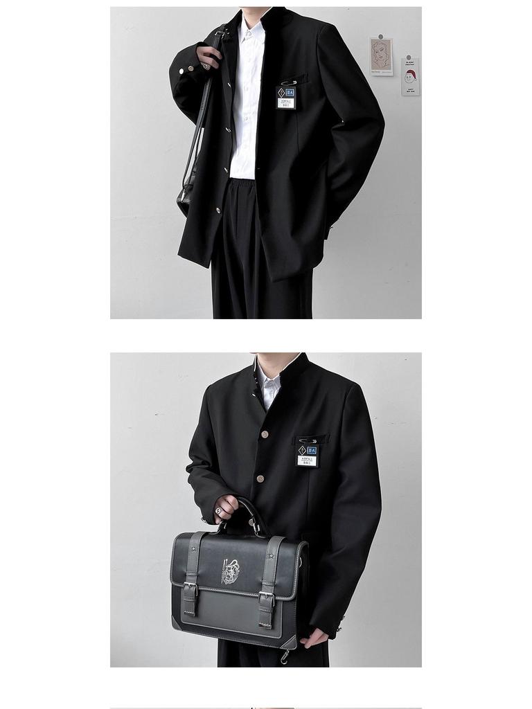 DK Clothing Collegiate Zhongshan Suits: Unisex Japanese-Style College Jackets