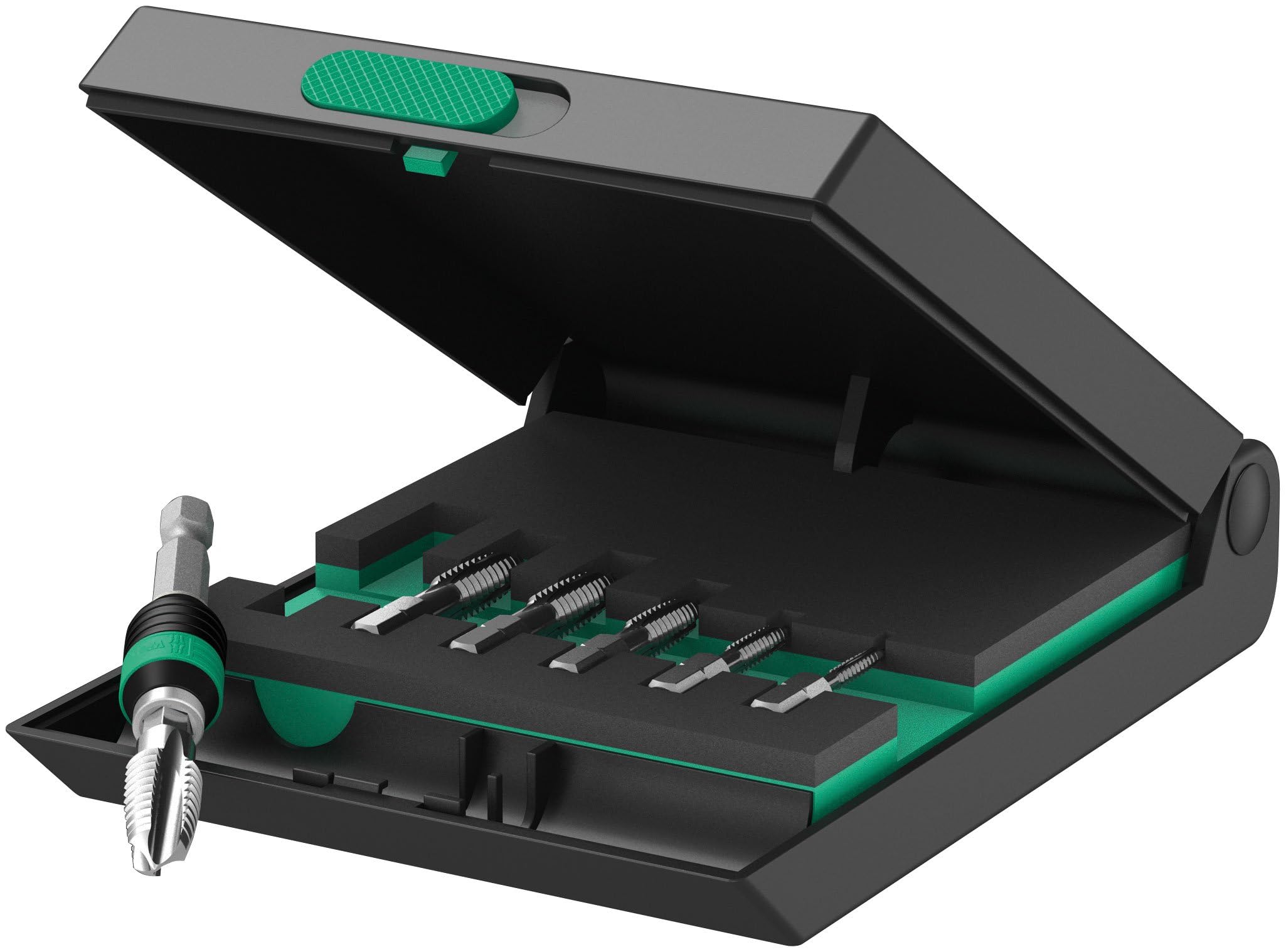 

WERA insert drill tap bit holder set with case 104654 7-piece 6.35mm