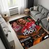 Esteban Ocon F1 Racing Area Rug, Haas Team Driver Portrait Print Floor Mat, Non Slip Carpet for Gamer Room Racing Fan Home Decor