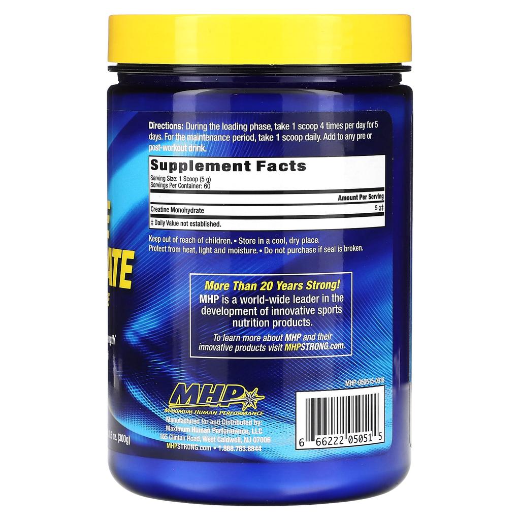 Creatine Monohydrate, 300G(10.6Oz)
