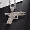 Neuer Hip-Hop Kleine Pistole Schmuck Trendige Schlüsselbein Kette Anhänger Halskette