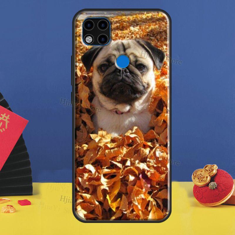 Cute Pug Dog Case For Xiaomi Redmi Note 11 Pro Note 10 Pro 9 8 7 9S 10S 11S Cover For Redmi 10 9A 9C 9T