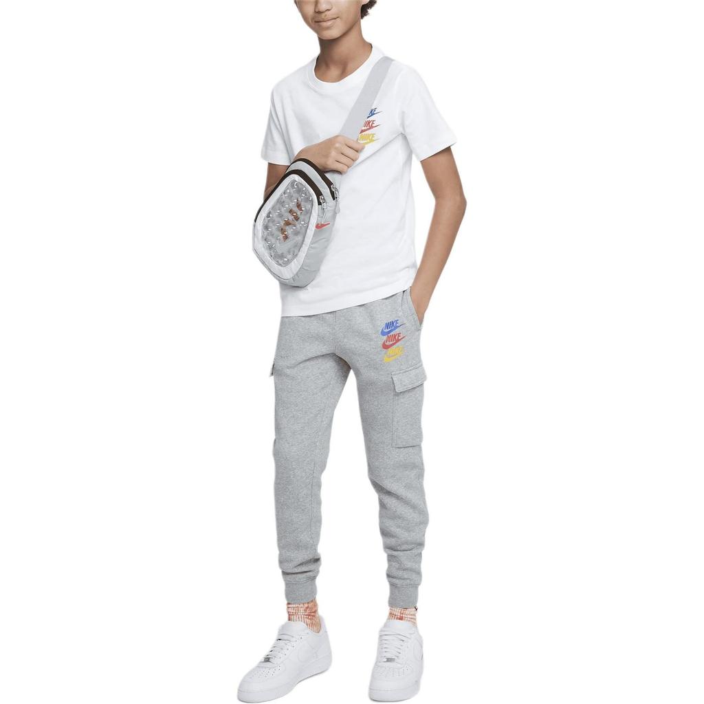 Nike T Shirt Sportswear Standard Issue White Kids' FJ5391-100