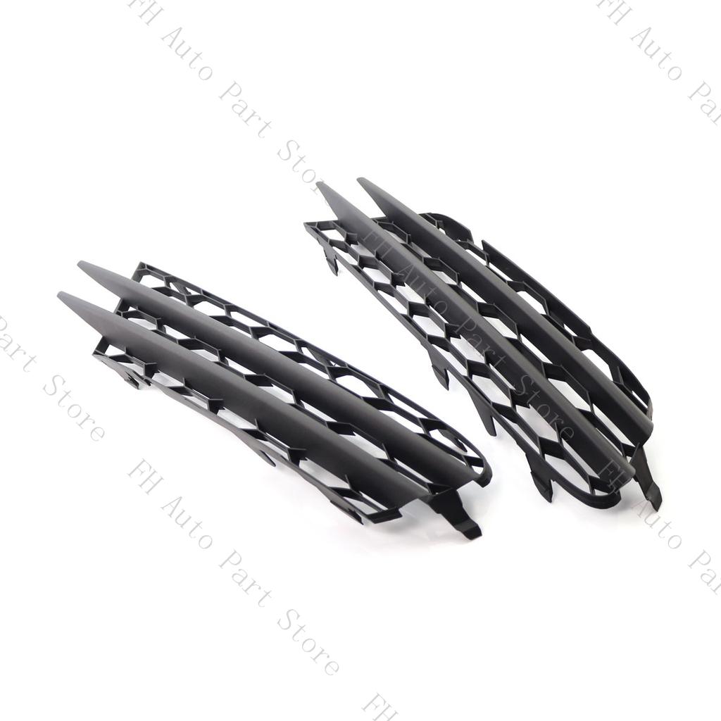 1Pair 1K8853665B 1K8853666B Front Bumper Fog Lamp Light Grille Frame Bezel Cover For VW Scirocco 2009 2010 2011 2012 2013 2014