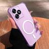 Case for TECNO SPARK 10 4G,10C Cute Airbag Corner Pastel Matte Magnetic Casing Semi Shockproof Phone Cover