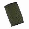 550 Reflective Paracord Parachute Cord Lanyard 9 Strand   100m (Black)