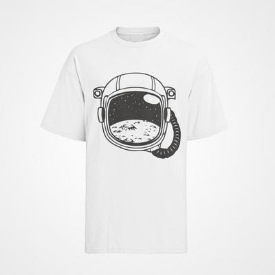 Men's Organic Cotton Alien UFO Space Helmet Space Legend Area 51 T-Shirt Mens Womens Tees Top
