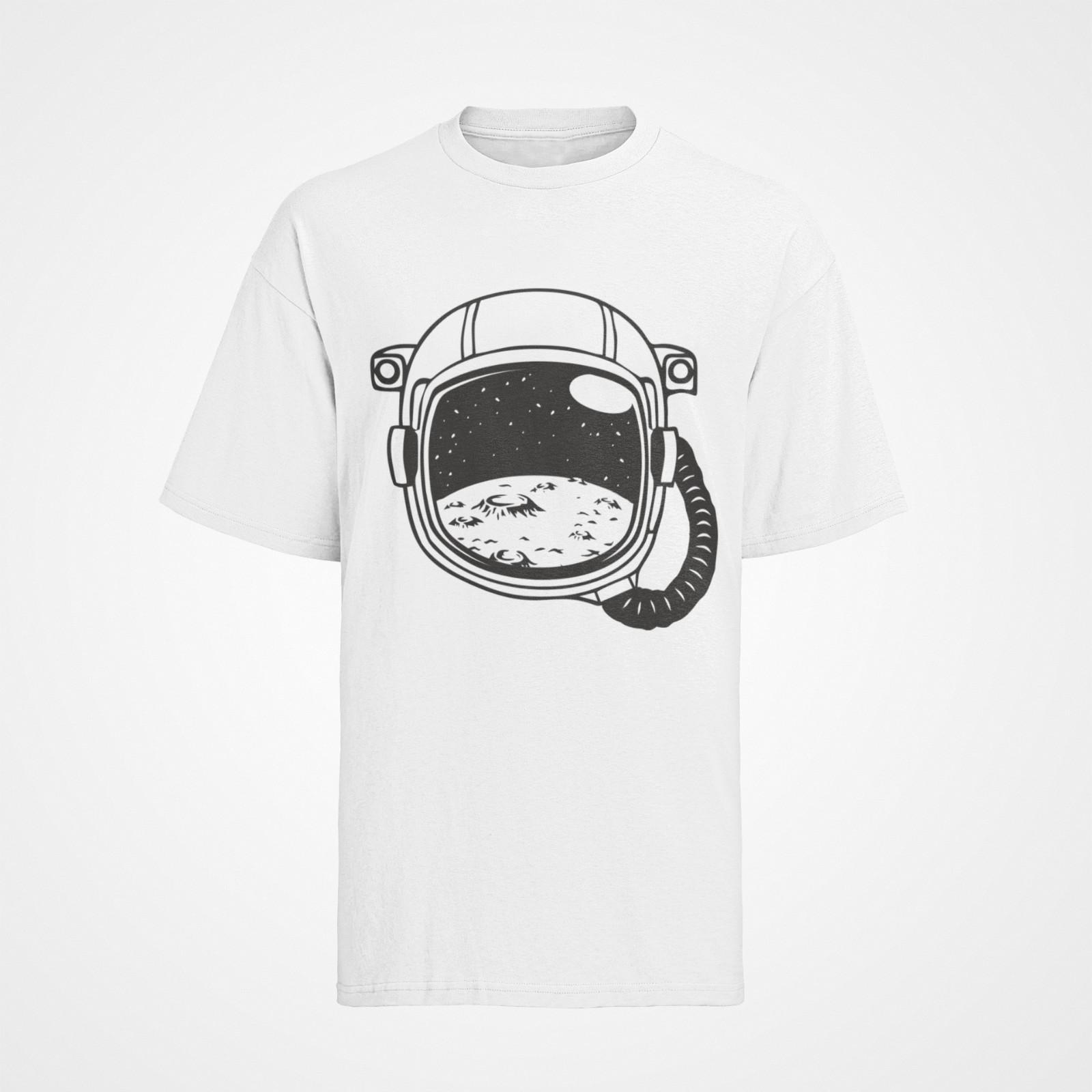 Men s Organic Cotton Alien UFO Space Helmet Space Legend Area 51 T-Shirt Mens Womens Tees Top XL