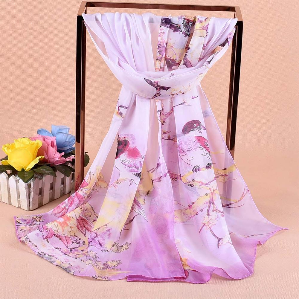 Breathable Long Chiffon Scarf Big Size Muslim Headband Fashion Wrap Hijab  Women
