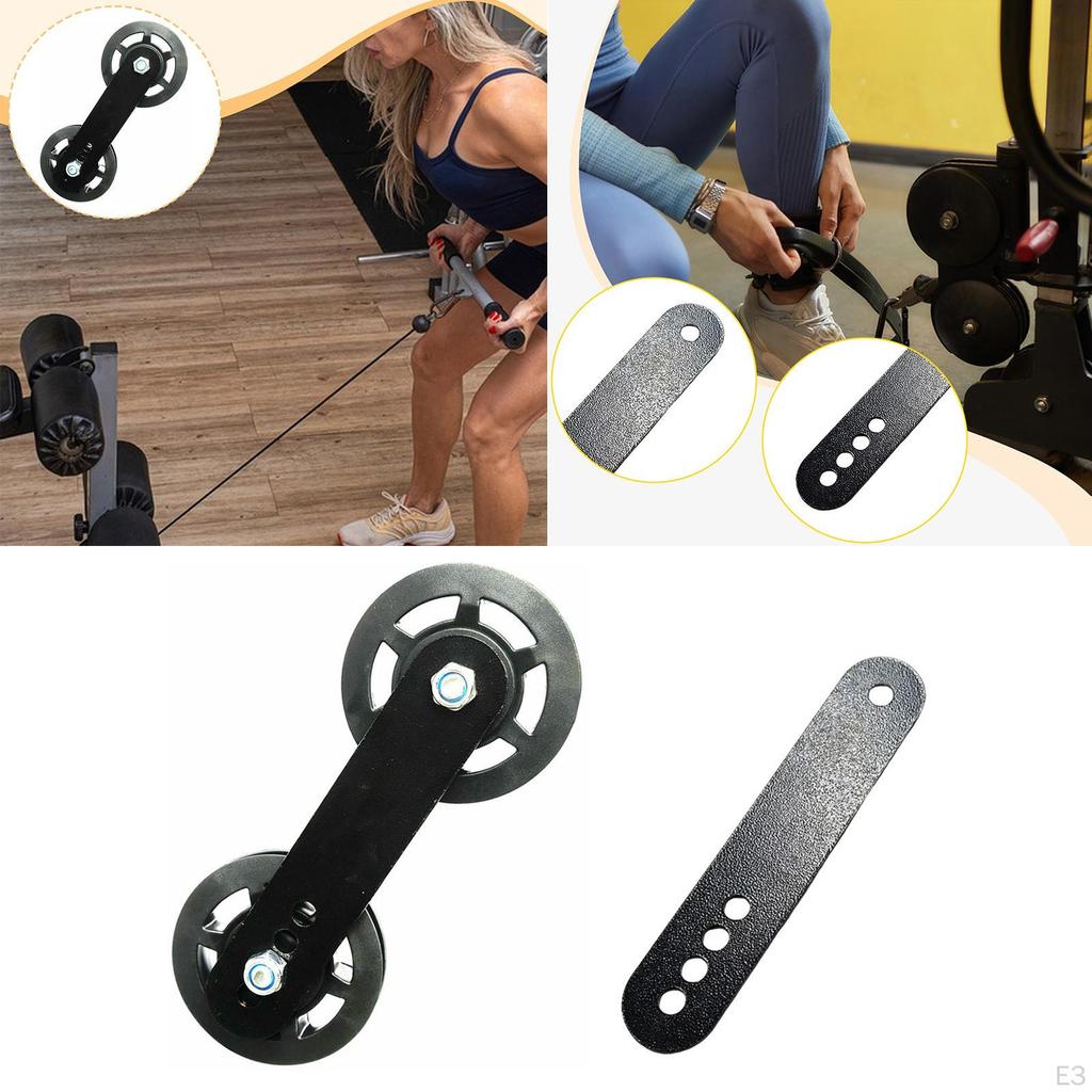 Swivel Pulley ,Fitness Cable System Men Women, Easy To Use Portable Home Strength Equipment