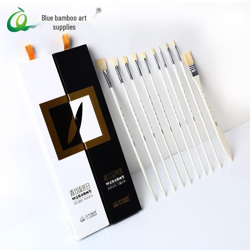 CHINJOO Classic Black Gouache Paint & Brush Set