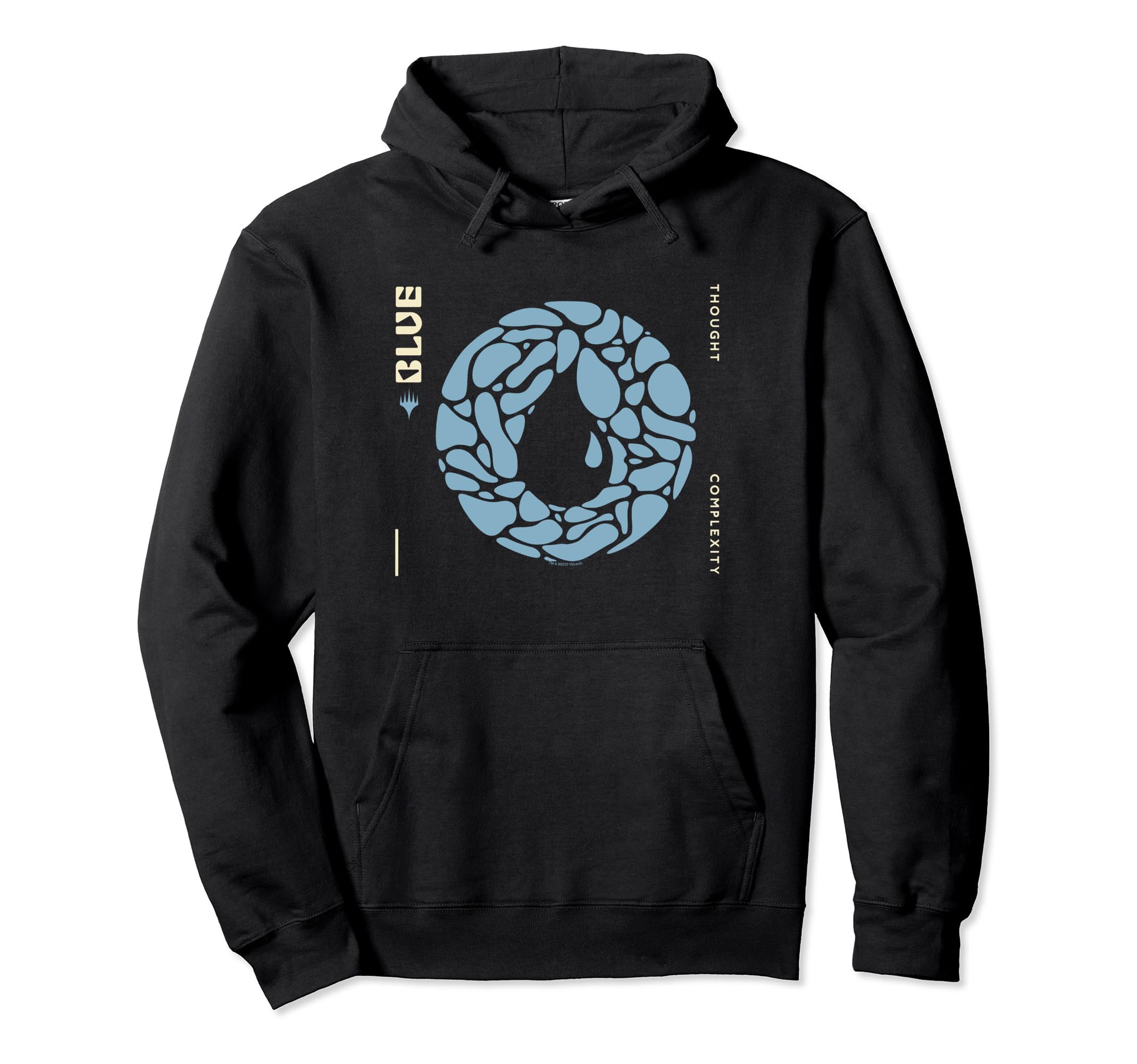 

Magic: The Gathering Blue Complexity Mana Symbol Chest Logo Hoodie