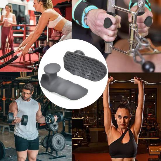 1 Çift/1 Set Kaymaz Silikon Egzersiz Kavramaları Erkek Kadın El Avuç İçi Koruma Ağırlık Kaldırma Dambıl Deadlift Barfiks Kavrayıcıları Spor Salonu Antrenmanı Egzersiz