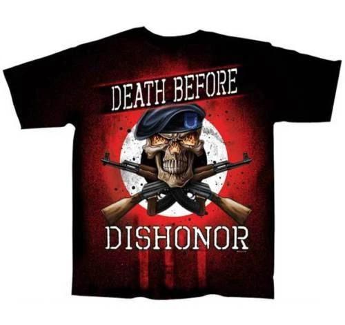 Death Before Dishonor Black T shirt S