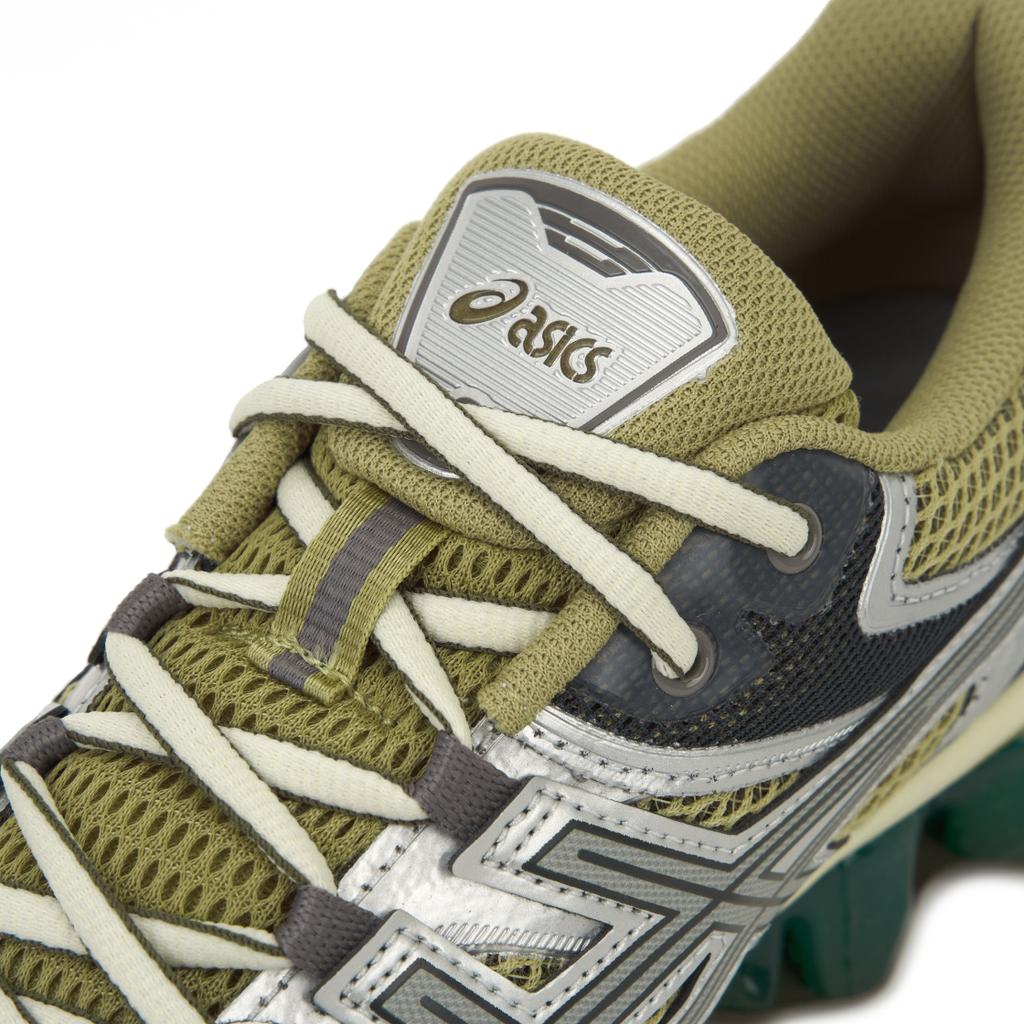 Asics Gel Quantum Kinetic Khaki Beige Pure Silver Unisex Sneakers Green 1203A270-252