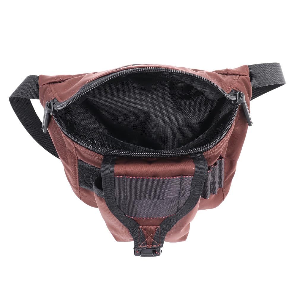 BRIEFING Golf Bag, Round Waist Pouch with Hole, BRG233E60-023 (BrownFMen's)