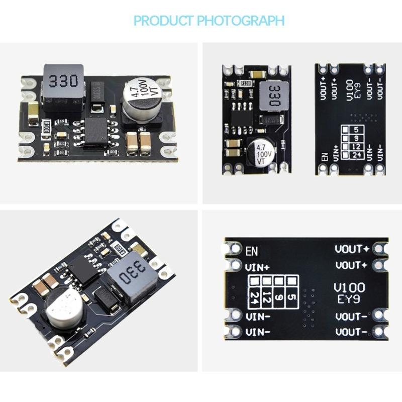 Compact DC5-24v Step Down Power Supply Module with Multiple Output Voltages  5V 9V 12V 24V
