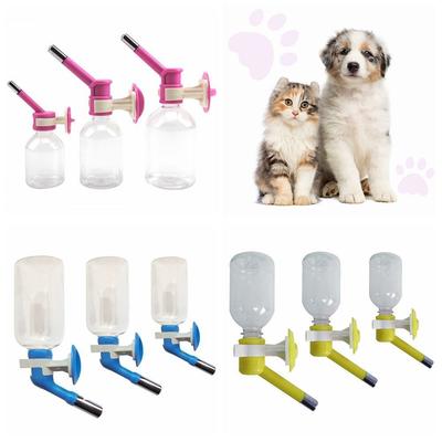 Pet Water Feeder Bottle No-Drip Dog Water Dispenser Dog Kennel Cage Water Dispenser Cat Water Drinker Kettle
