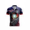 Camisa polo de rugby masculina 2026, adequada para treino, uso casual e respirável, adequada para todas as estações
