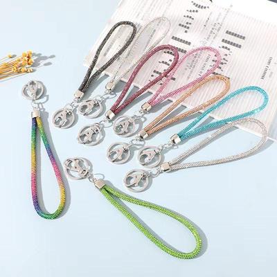 Luxury Rhinestone Mobile Phone Wrist Lanyard Pendant