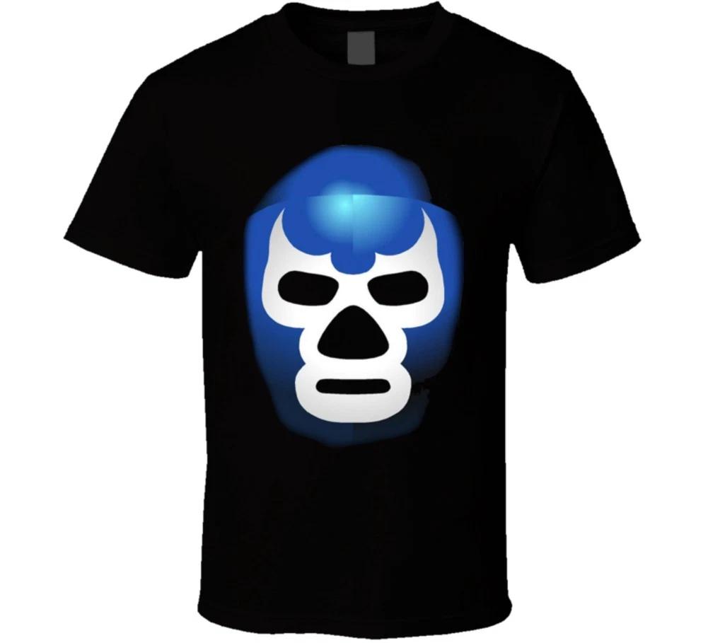 Blue Demon Mexican Wrestling T Shirt XL