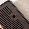 Dual Purpose Bamboo Tea Tray with Drain Quick Drainage Gongfu Tea Set Table  Office