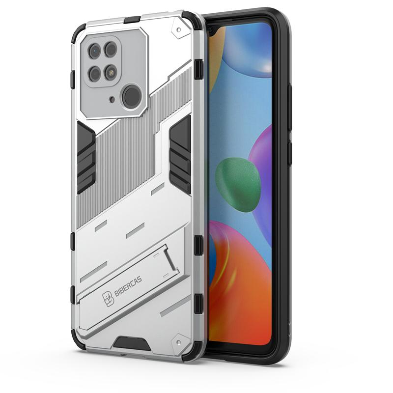 Phone Holder Case For Xiaomi Redmi 10C Case Bumper Hard Armor Full Back Cover For Redmi 10C Case For Redmi 10C 10A 10 9 9C 9A 9T